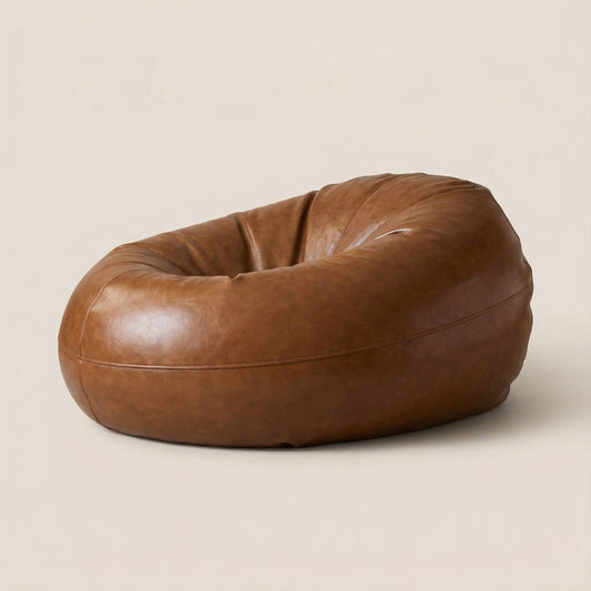 Pouf poire géant rond | Nomaï Marron