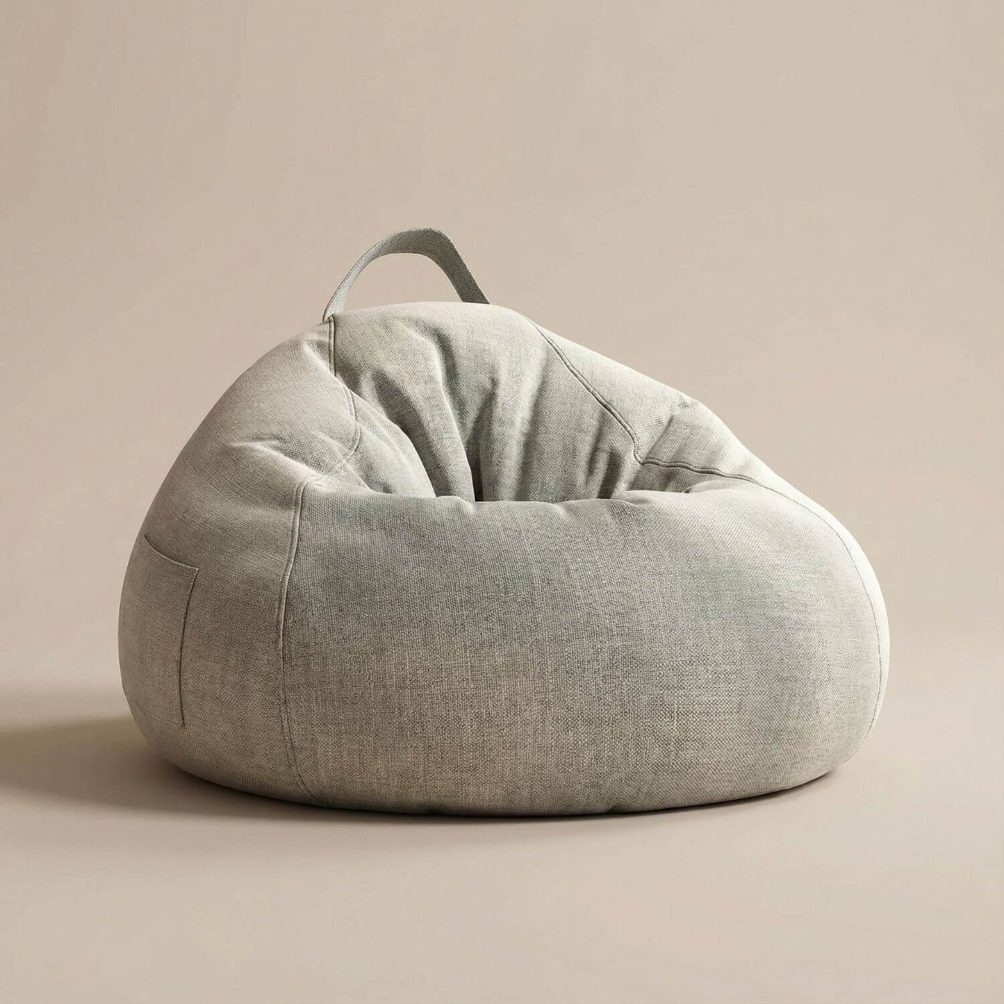 Pouf poire intérieur | Nomaï Gris