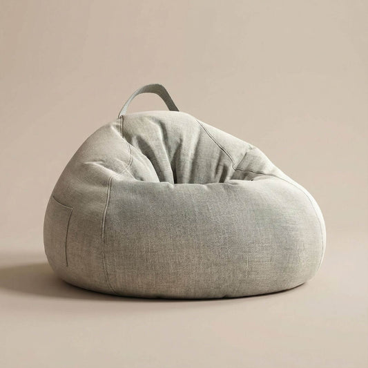 Pouf poire intérieur | Nomaï Gris