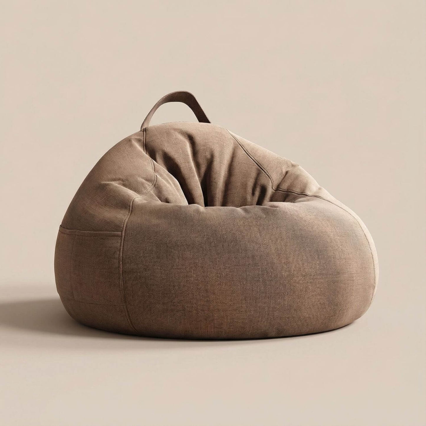 Pouf poire intérieur | Nomaï Marron