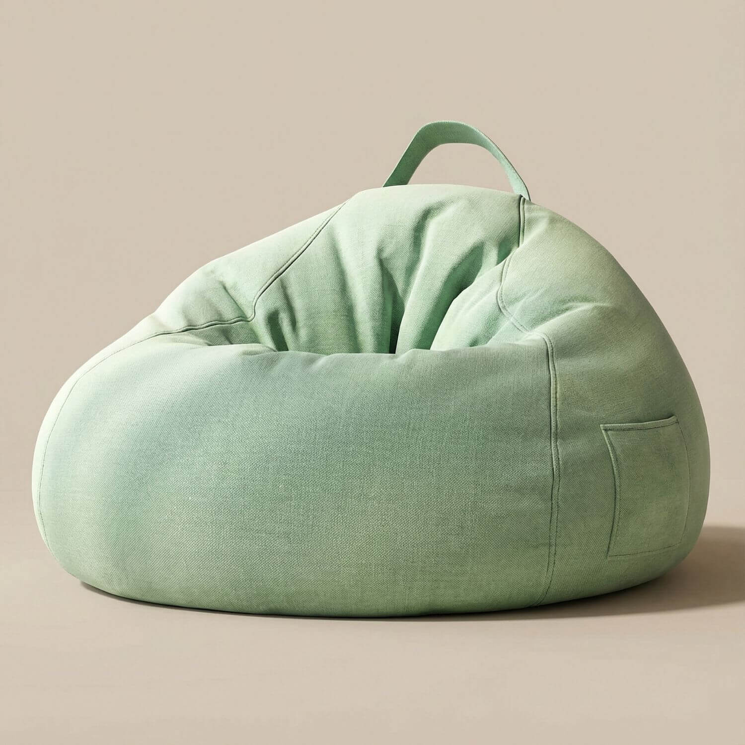 Pouf poire intérieur | Nomaï Vert