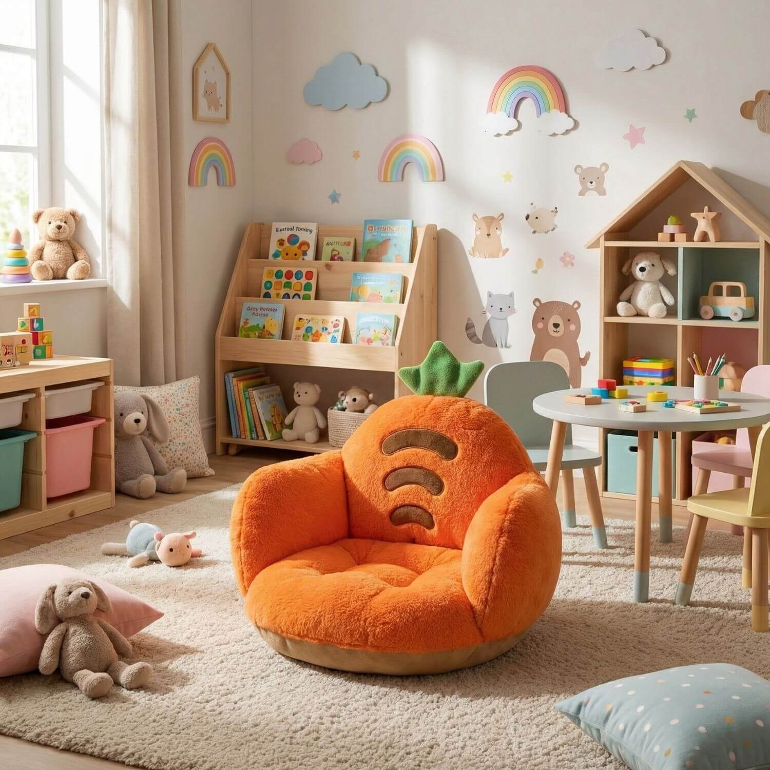 Pouf pour enfants | Nomaï Orange