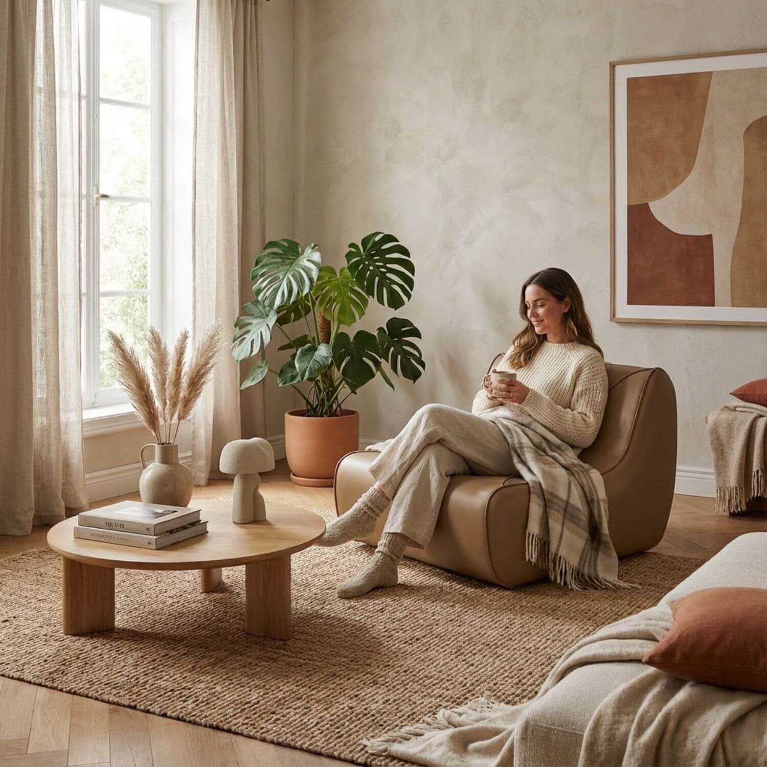 Pouf pour salon moderne | Nomaï
