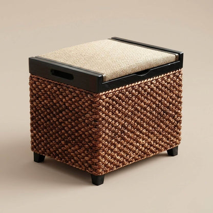 Pouf rangement bois | Nomaï Café