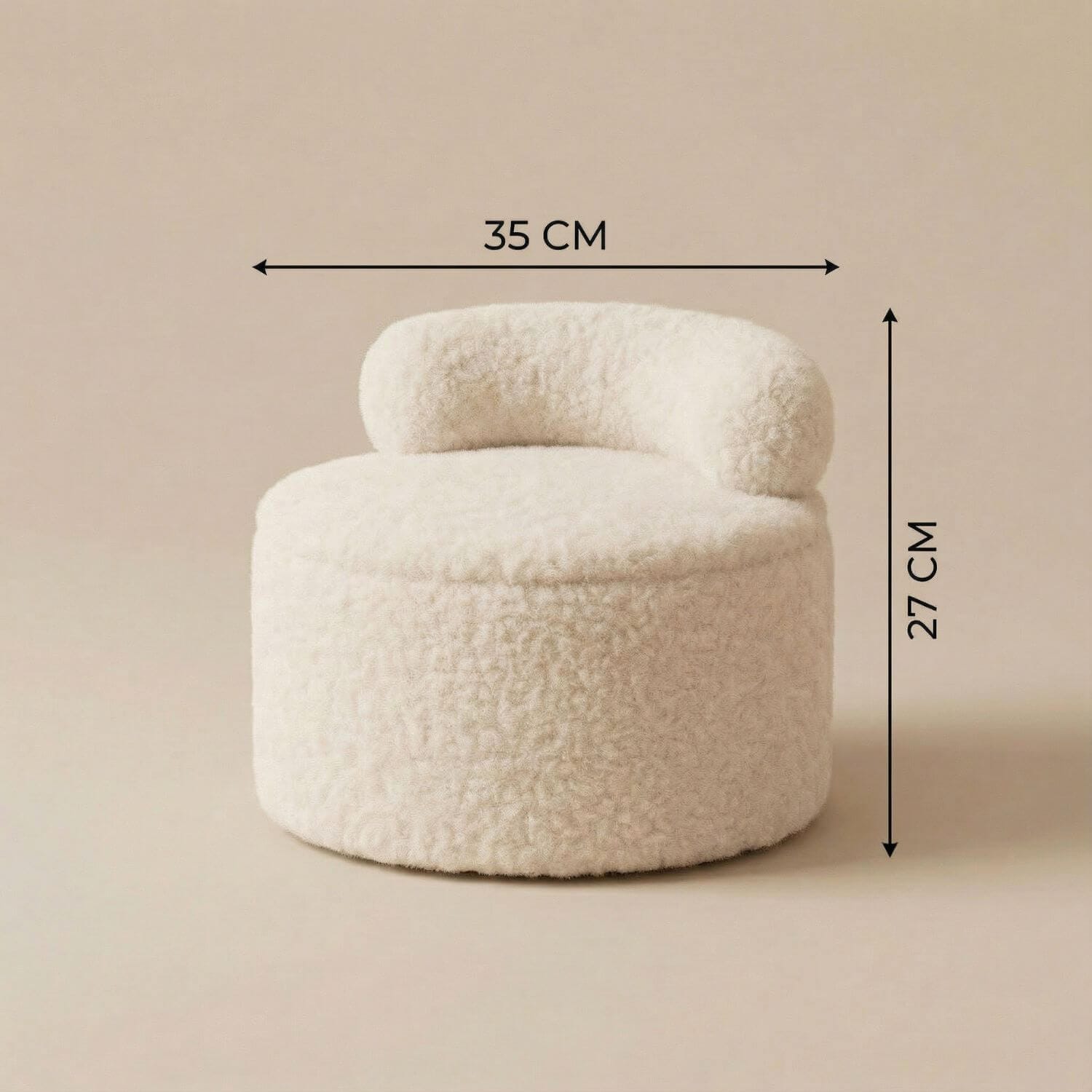 Pouf rangement bouclette | Nomaï