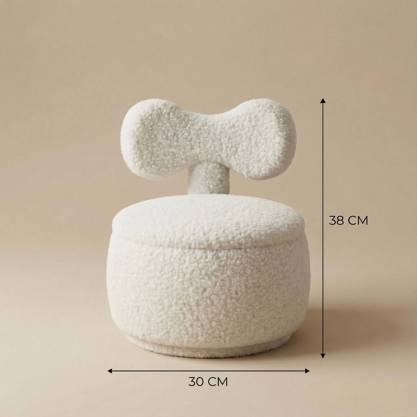 Pouf rangement bouclette | Nomaï