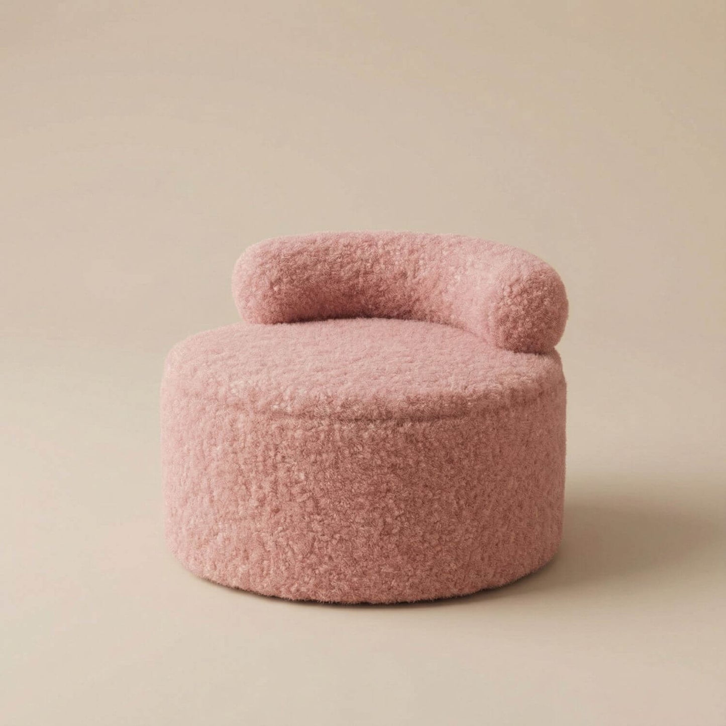 Pouf rangement bouclette | Nomaï Rose 1
