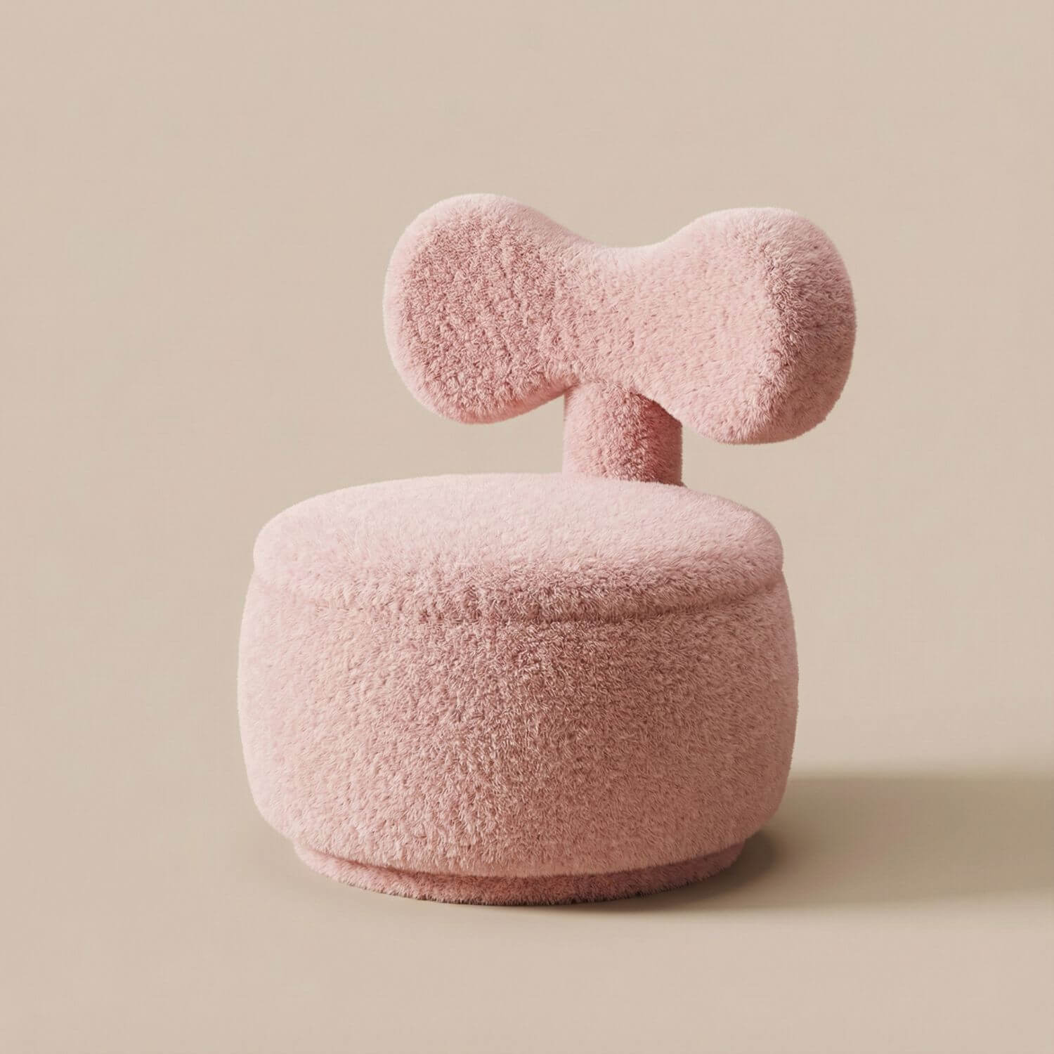 Pouf rangement bouclette | Nomaï Rose 2