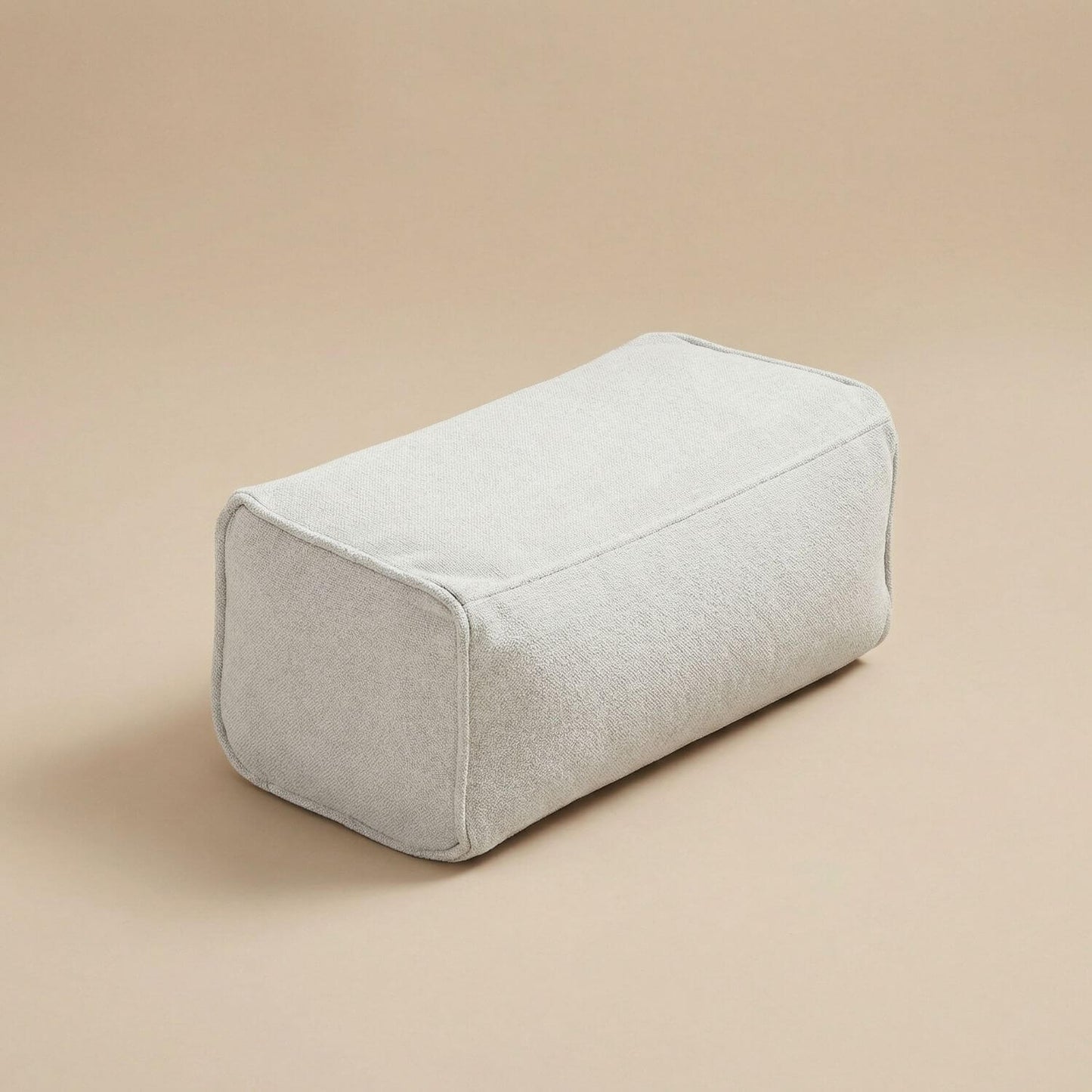Pouf repose-pied coloré | Nomaï Beige