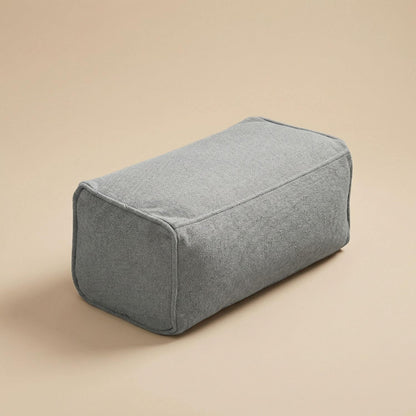Pouf repose-pied coloré | Nomaï Gris clair