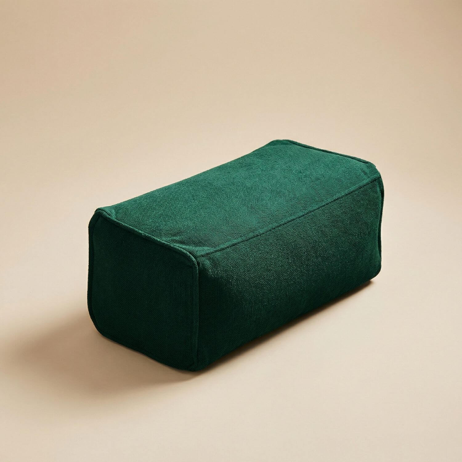 Pouf repose-pied coloré | Nomaï Vert foncé