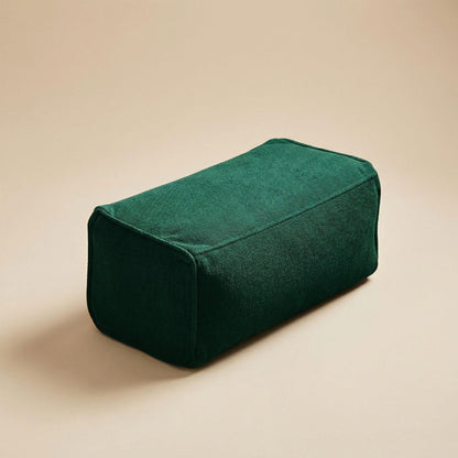 Pouf repose-pied coloré | Nomaï Vert foncé