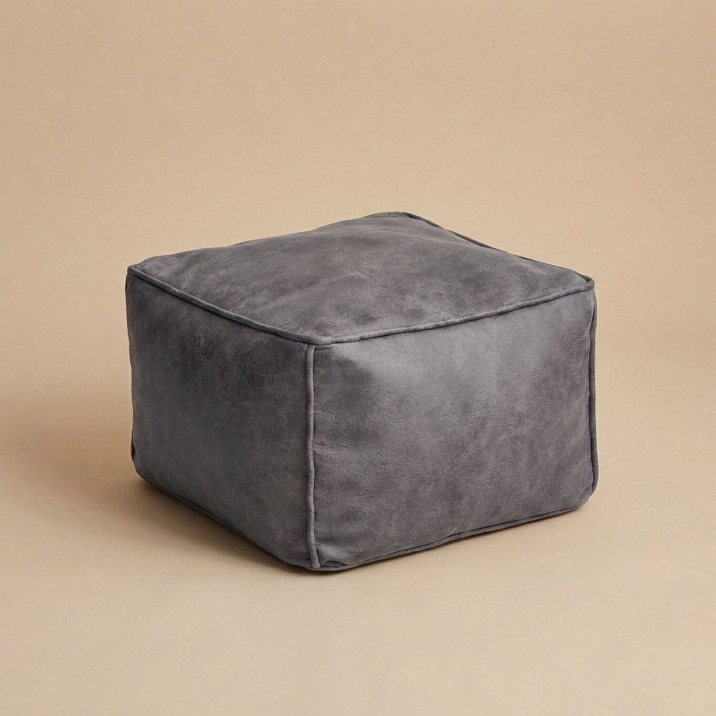 Pouf repose-pied cube | Nomaï Gris