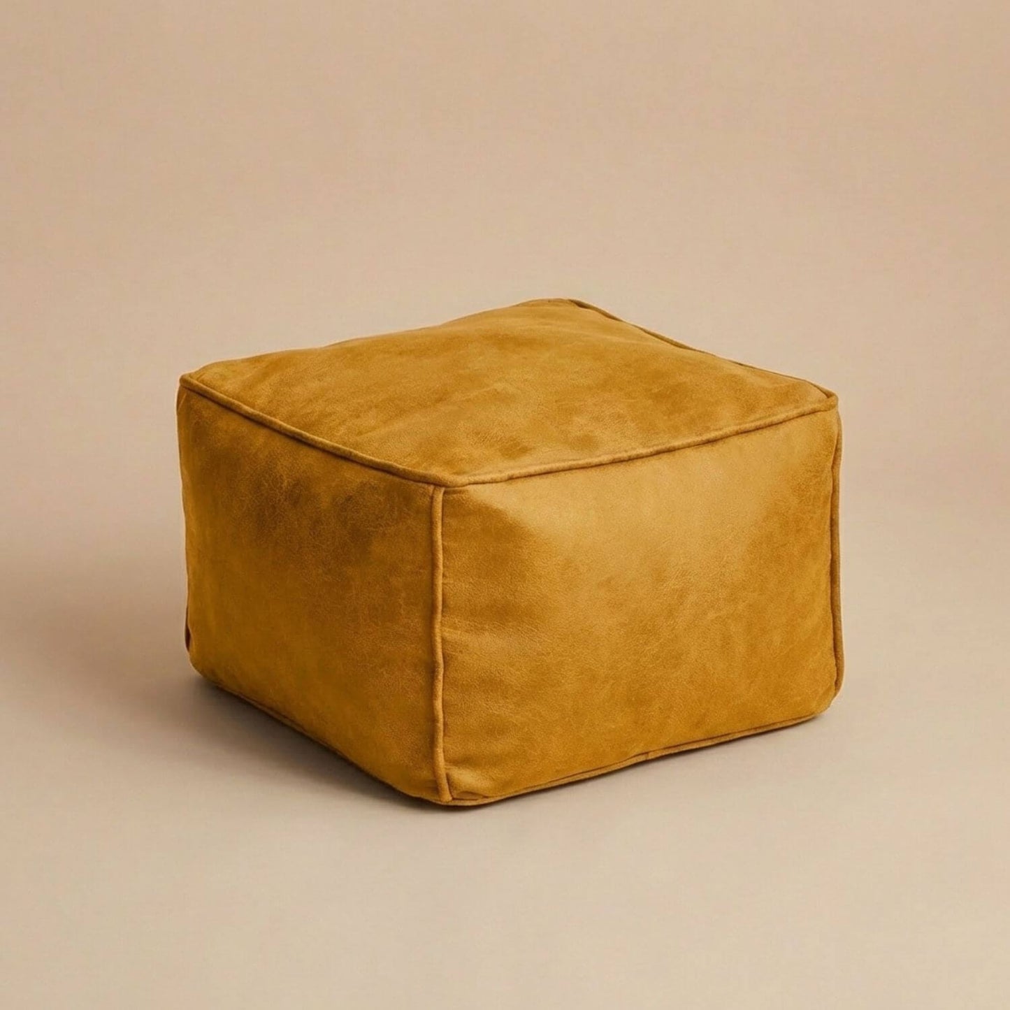 Pouf repose-pied cube | Nomaï Jaune