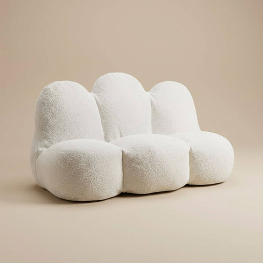 Pouf salon moderne | Nomaï Blanc