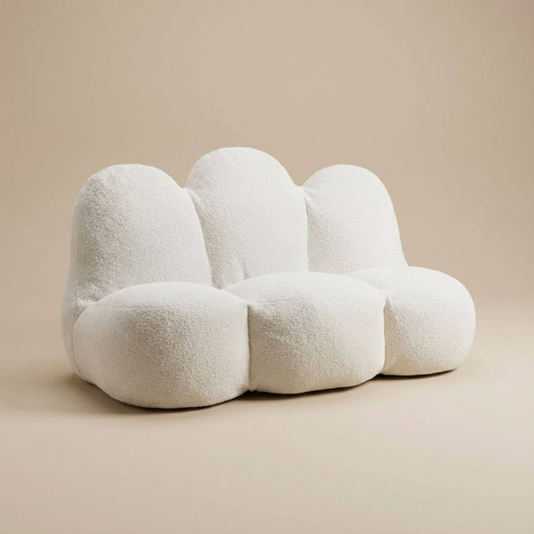 Pouf salon moderne | Nomaï Blanc