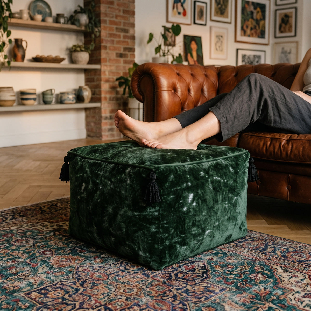 pouf-tabouret-chenille-epais Nomaï
