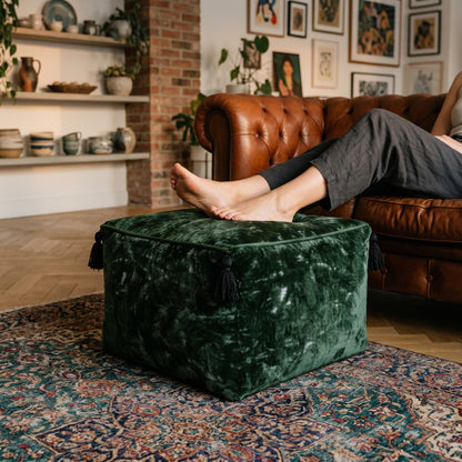 pouf-tabouret-chenille-epais Nomaï