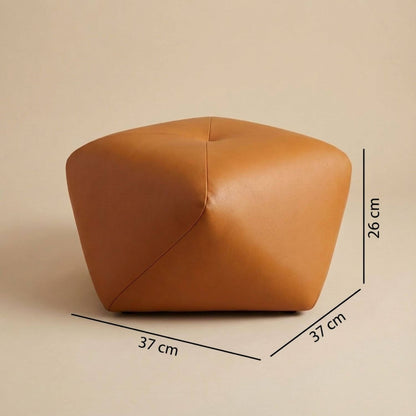Pouf tabouret cuir | Nomaï