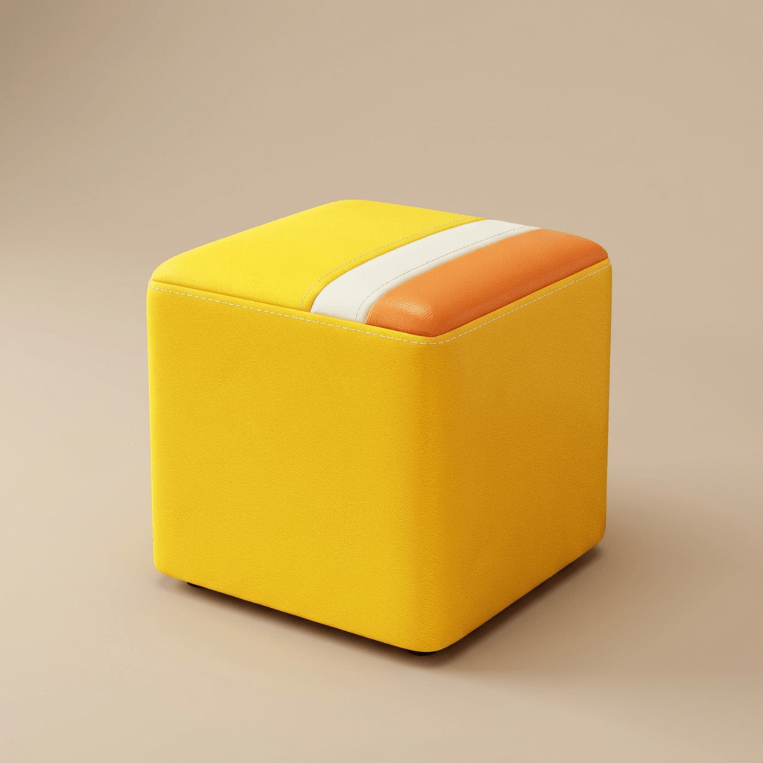 Pouf tabouret design | Nomaï Jaune