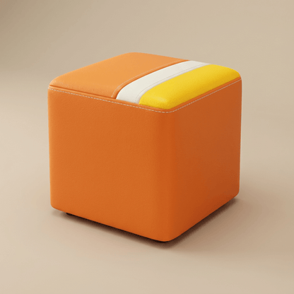 Pouf tabouret design | Nomaï Orange