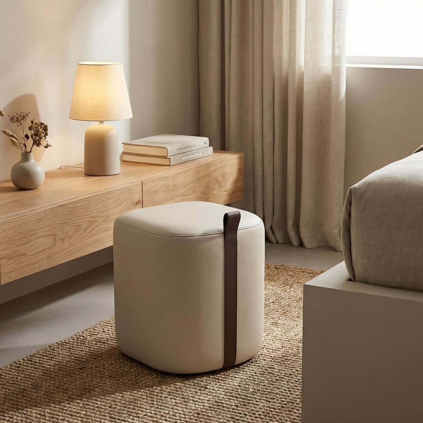 Pouf tabouret ottoman | Nomaï