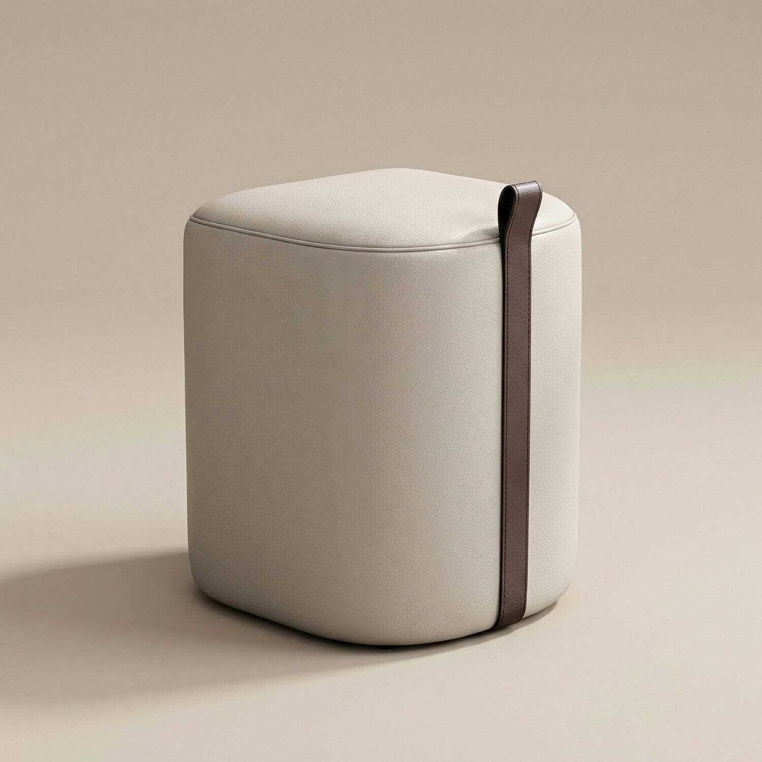 Pouf tabouret ottoman | Nomaï Beige