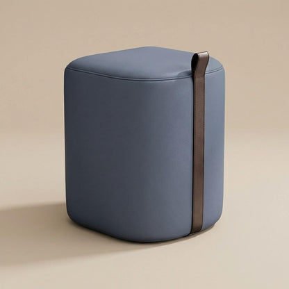 Pouf tabouret ottoman | Nomaï Bleu