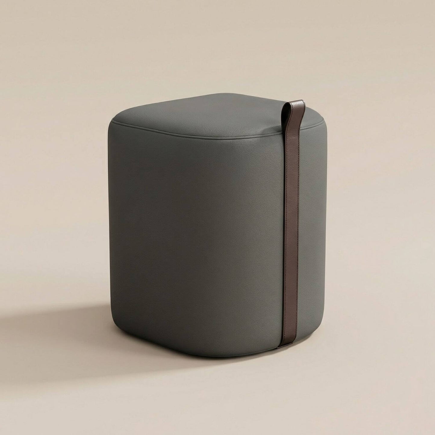Pouf tabouret ottoman | Nomaï Gris