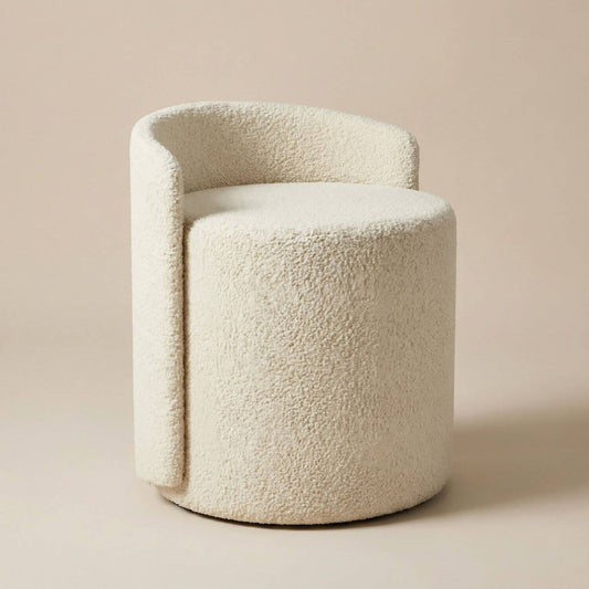Pouf tabouret salon | Nomaï Bouclette