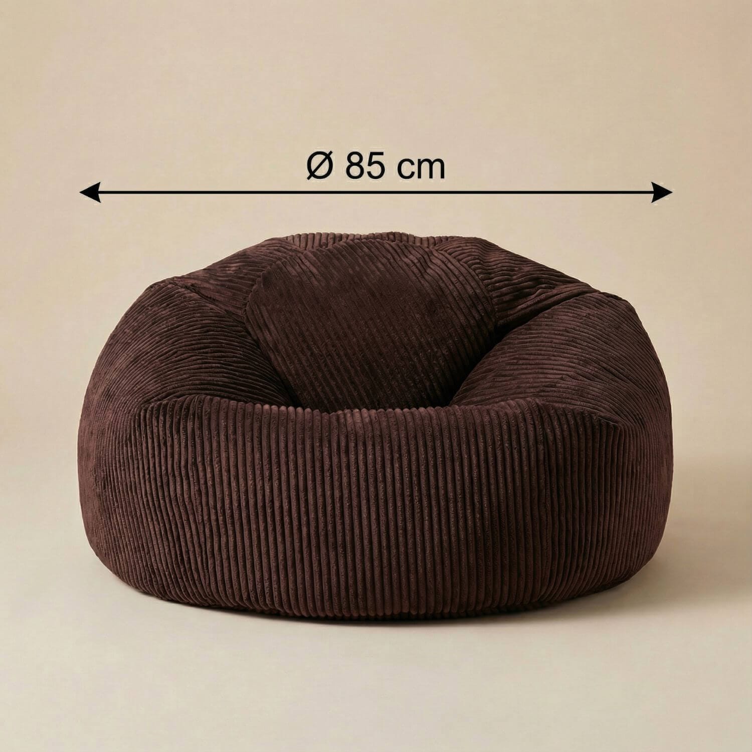 Pouf velours cotelé | Nomaï
