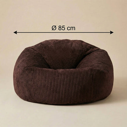 Pouf velours cotelé | Nomaï