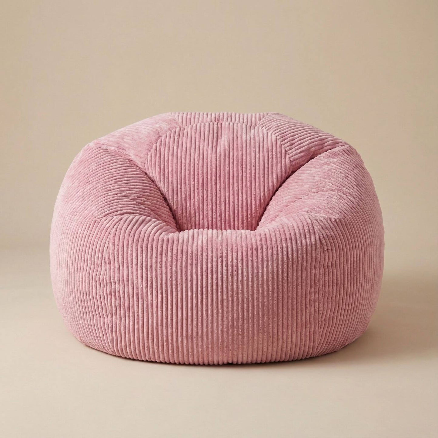 Pouf velours cotelé | Nomaï Rose