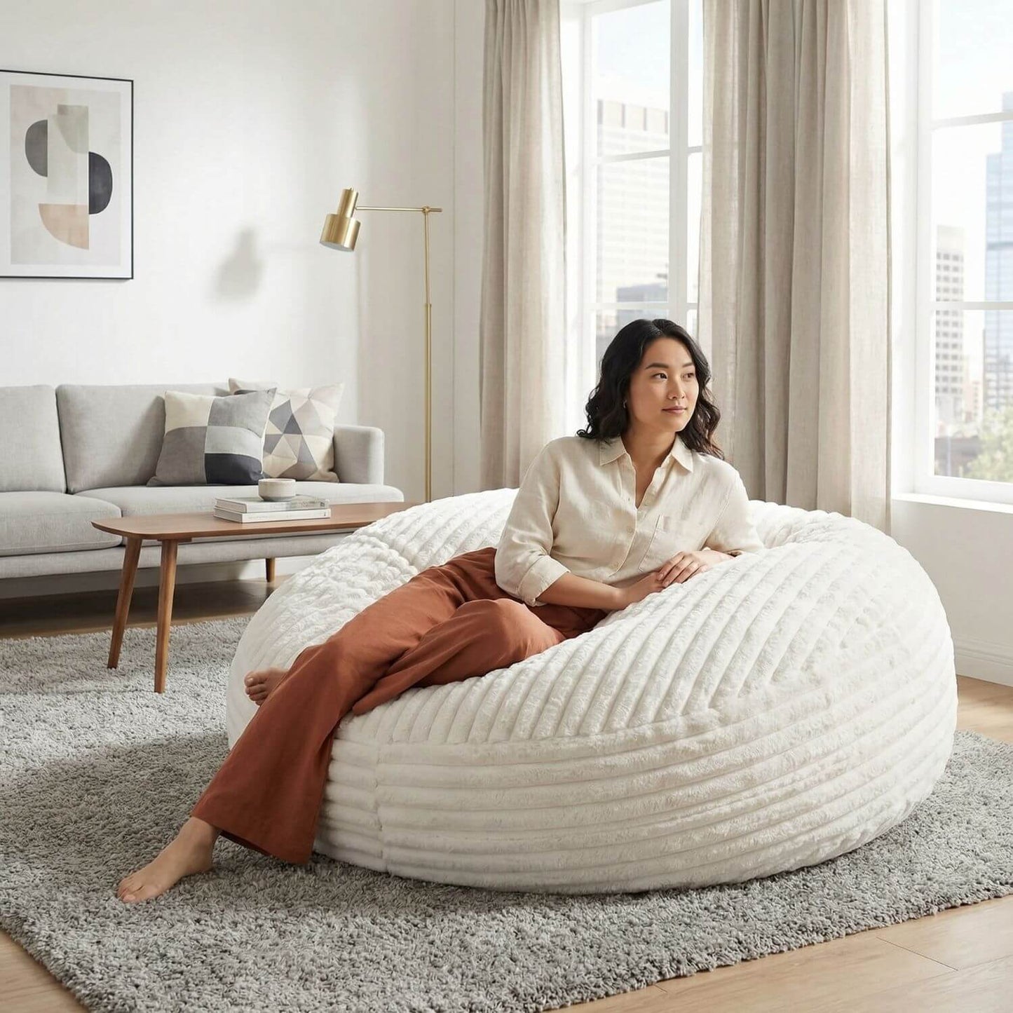 Pouf XXL pour salon | Nomaï