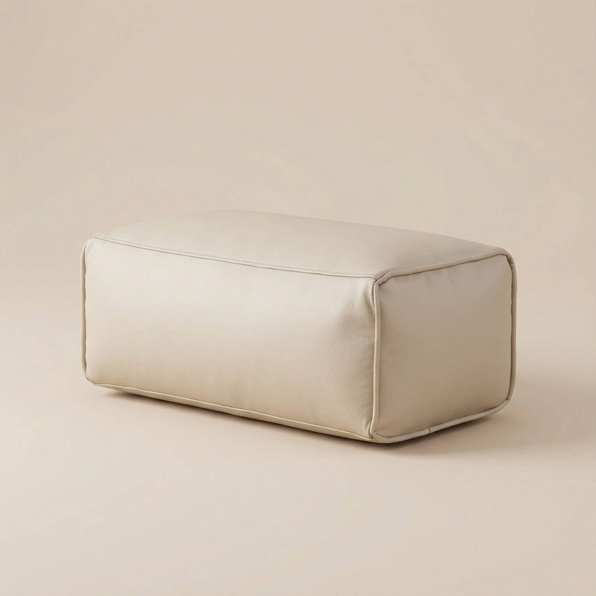 Repose-pied à passepoil | Nomaï Beige