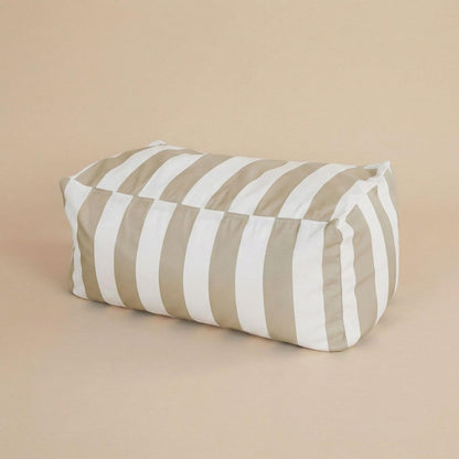 Repose-pied pouf extérieur imperméable | Nomaï Beige