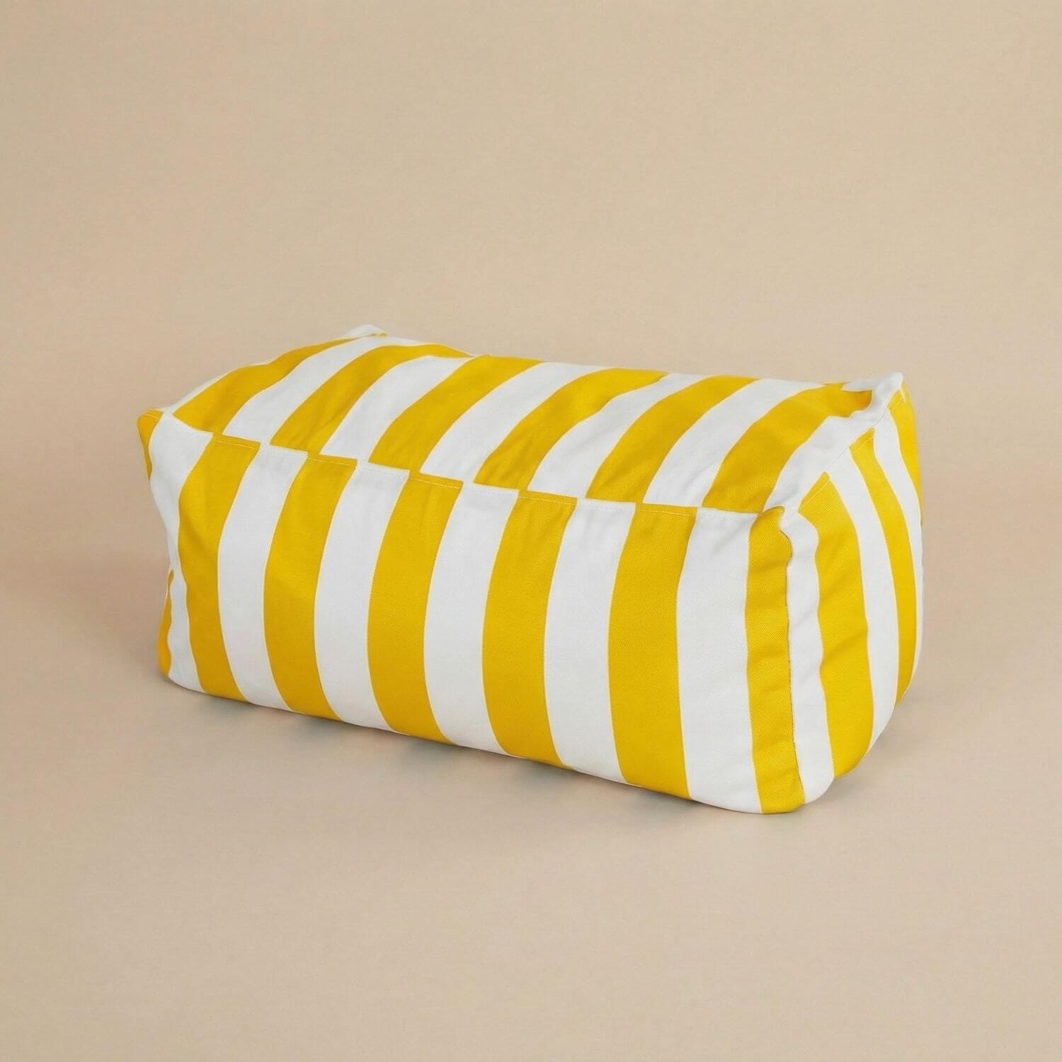 Repose-pied pouf extérieur imperméable | Nomaï Jaune