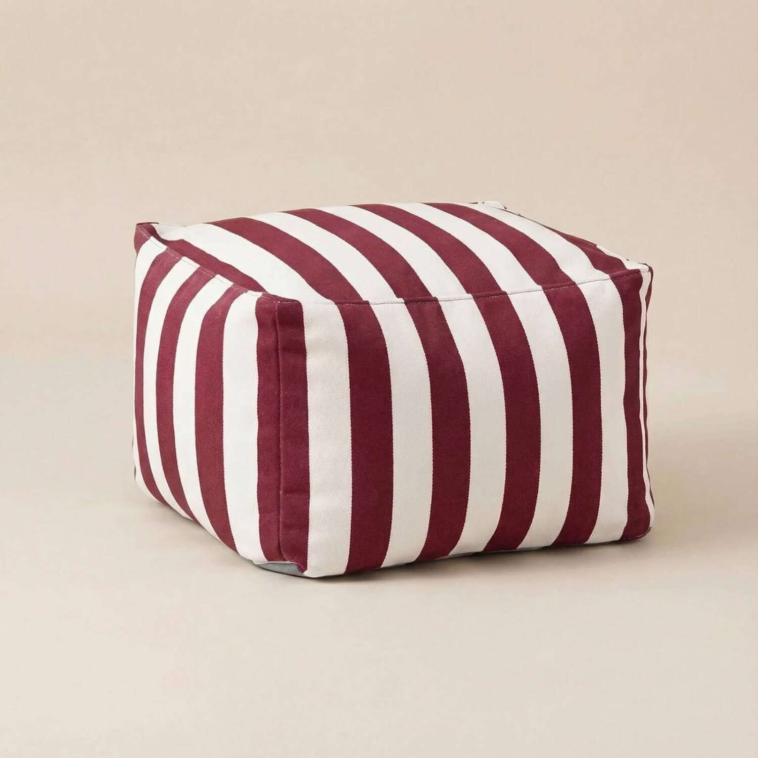 Repose-pied pouf extérieur | Nomaï Rouge