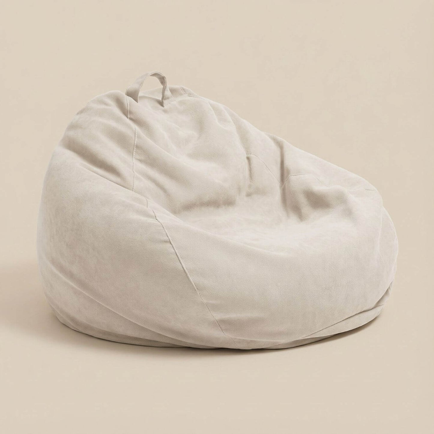 SOLIS | Pouf poire de jardin Beige