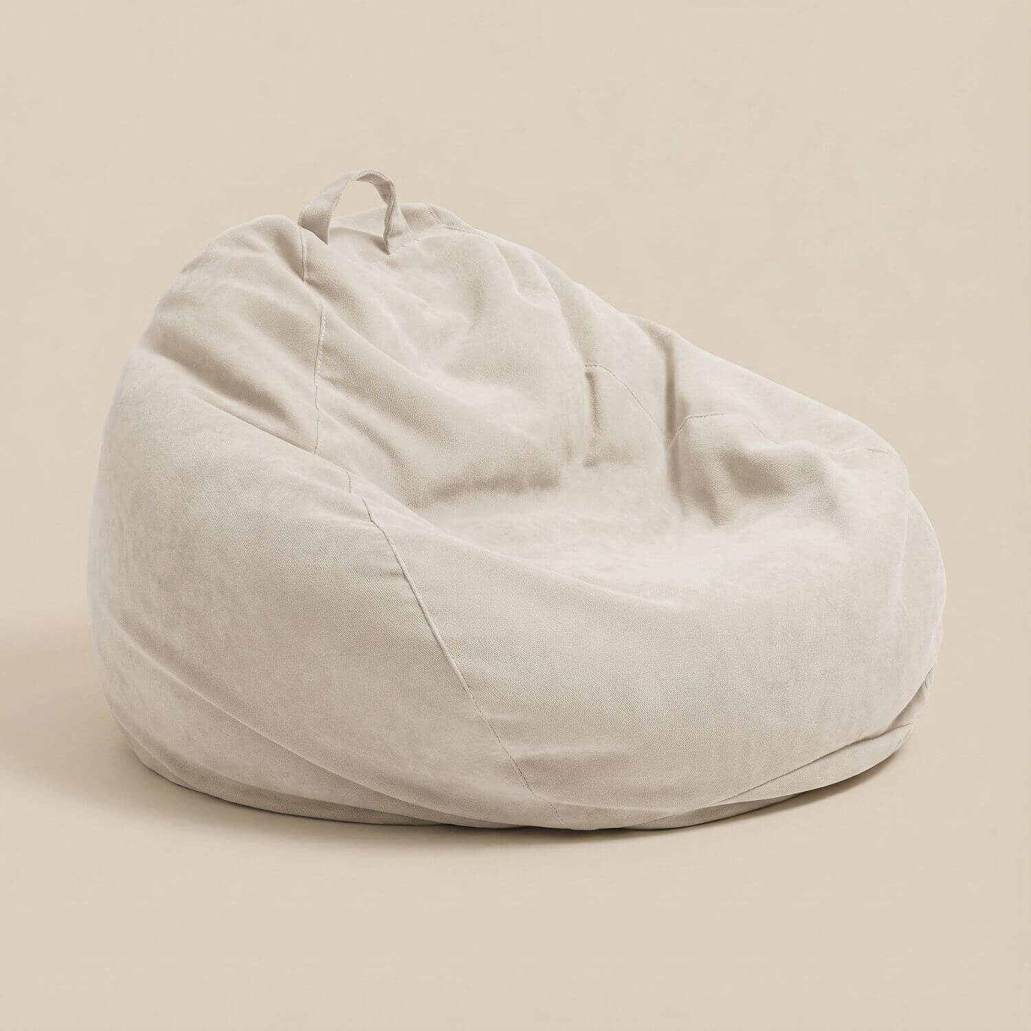 SOLIS | Pouf poire de jardin Beige