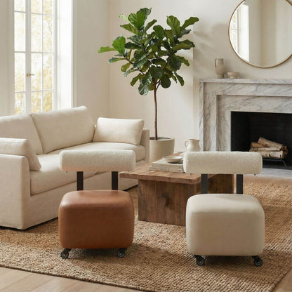 Tabouret pouf salon | Nomaï